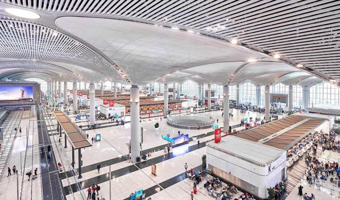 İstanbul Havalimanı, 22-28 Nisan arasında günlük ortalama 1421 uçuşla Avrupa'nın