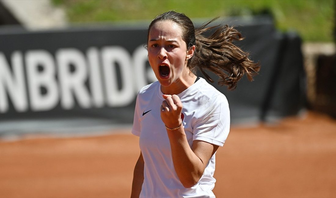 22 yaşındaki Zeynep, grand slam turnuvalarında ana tabloya çıkan 5'inci