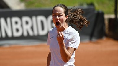 22 yaşındaki Zeynep, grand slam turnuvalarında ana tabloya çıkan 5'inci