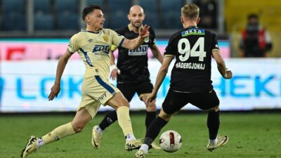 ANKARA (AA) – İlk yarı 5. dakikada soldan ceza sahasına