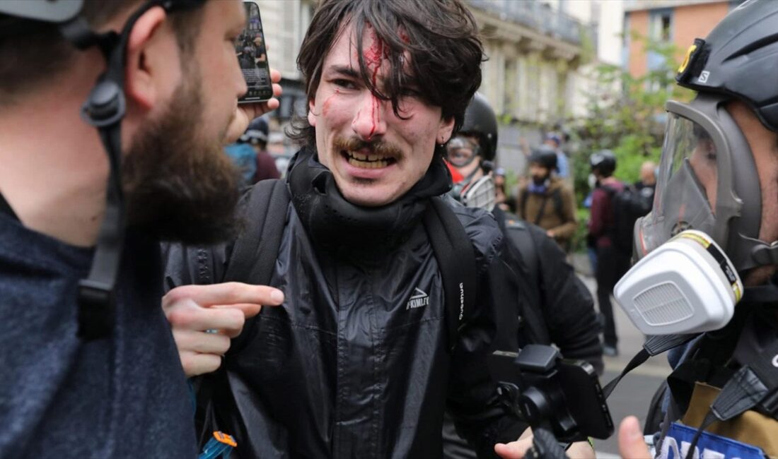 ANKARA (AA) – Paris’te 1 Mayıs yürüyüşü, yerel saatle 14.00
