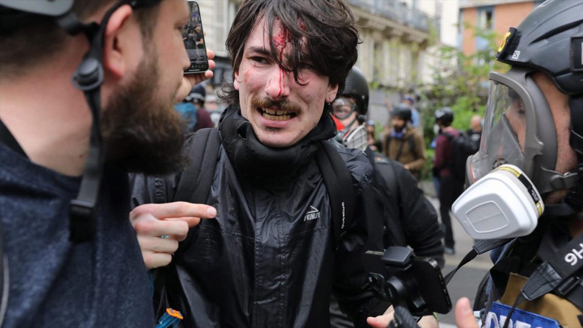 ANKARA (AA) – Paris’te 1 Mayıs yürüyüşü, yerel saatle 14.00