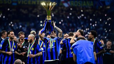 İtalya Birinci Futbol Ligi'nin (Serie A) 37. haftasında şampiyon Inter,