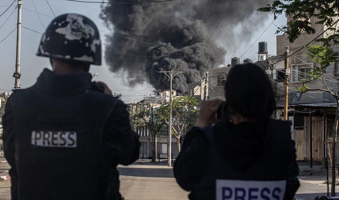 Sınır Tanımayan Gazeteciler (RSF), İsrail'in Gazze'ye yönelik saldırılarında Filistinli gazetecilere