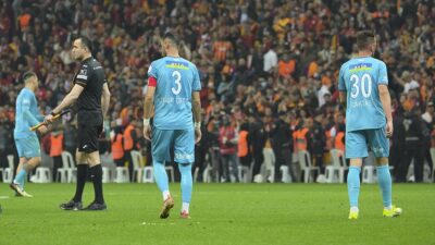 Trendyol Süper Lig'in 35. haftasında deplasmanda Galatasaray'a 6-1 mağlup olan