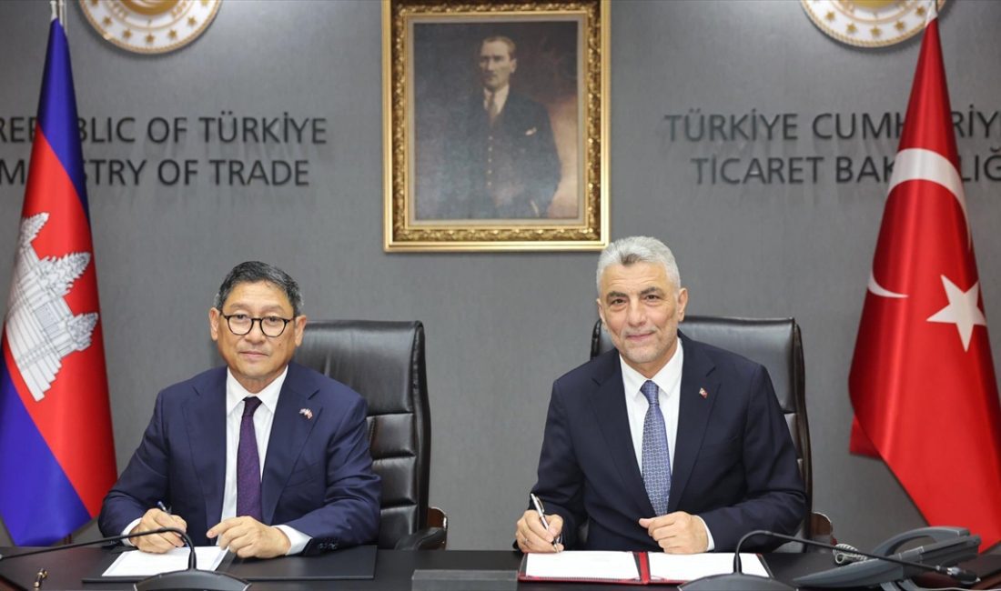 Ticaret Bakanı Ömer Bolat, Kamboçya ile ikili ticaret hacmini 1