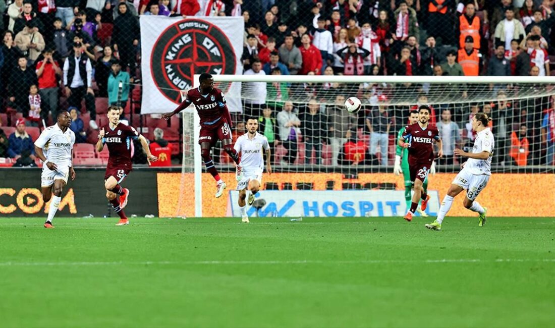 Trendyol Süper Lig'in 35. haftasında Yılport Samsunspor, sahasında Trabzonspor'u 3-1