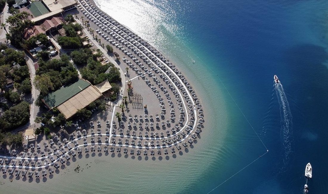 Muğla'nın Fethiye ilçesinde bulunan ve havadan manzarasıyla Türkiye'nin turizmdeki tanıtım