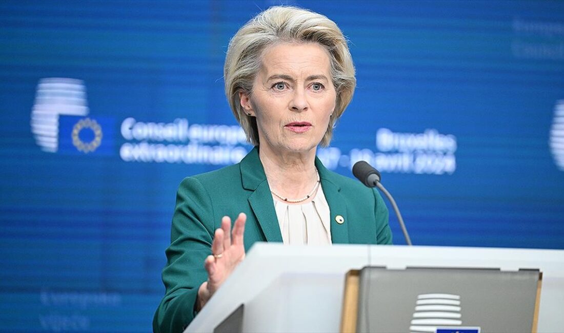 Avrupa Birliği (AB) Komisyonu Başkanı Ursula von der Leyen, Ukrayna'nın
