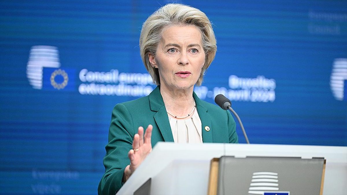 Avrupa Birliği (AB) Komisyonu Başkanı Ursula von der Leyen, Ukrayna'nın