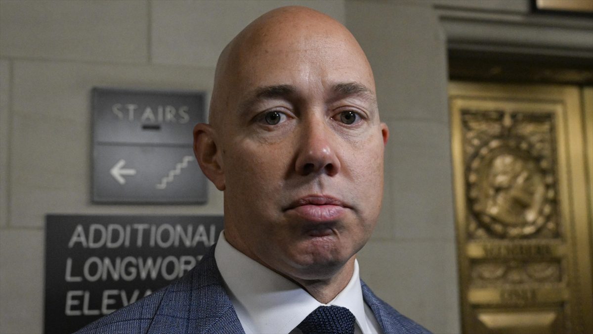 ABD'de Temsilciler Meclisi Üyesi Brian Mast, Kongre binasında konuştuğu savaş
