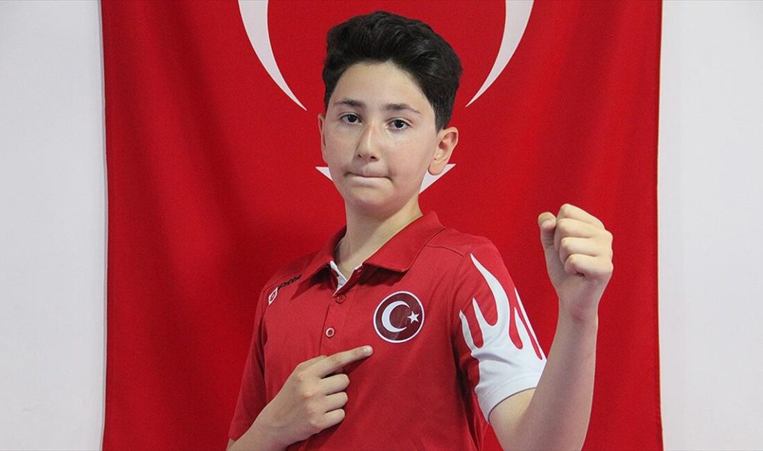Kırıkkale'de ağlayarak başladığı karatede Türkiye şampiyonluğuna ulaşan 13 yaşındaki milli