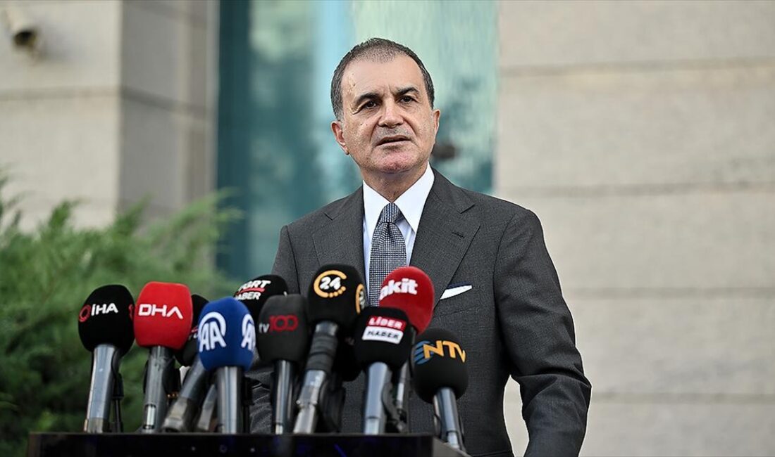 AK Parti Genel Başkan Yardımcısı ve Parti Sözcüsü Ömer Çelik,