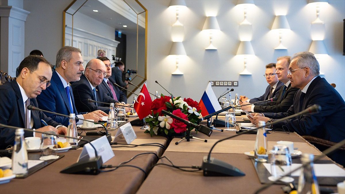Dışişleri Bakanı Hakan Fidan, Rusya Güvenlik Konseyi Sekreteri Sergey Şoygu