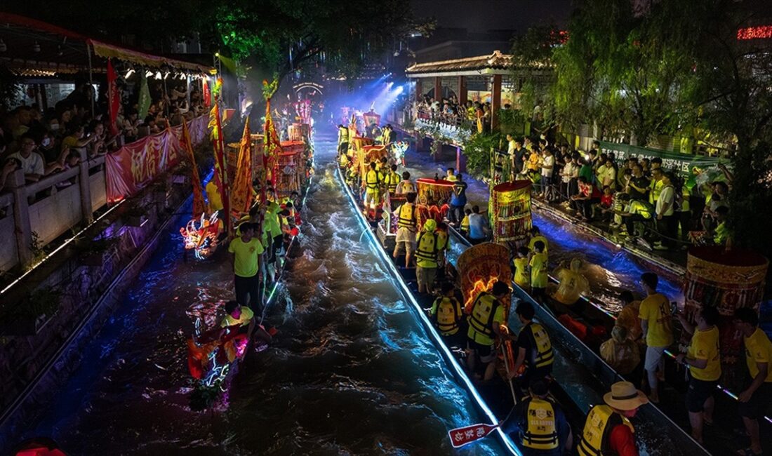 Çin'de Ejderha Kayığı Festivali'nin kutlandığı 8-10 Haziran'da yurt içinde 110