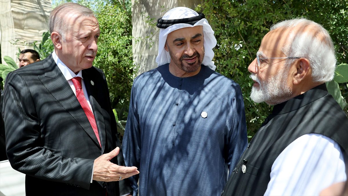 Cumhurbaşkanı Recep Tayyip Erdoğan, İtalya'da Birleşik Arap Emirlikleri Devlet Başkanı