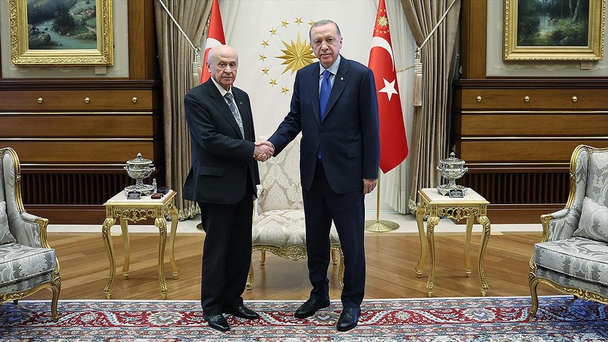 Cumhurbaşkanı Recep Tayyip Erdoğan ve MHP Genel Başkanı Devlet Bahçeli