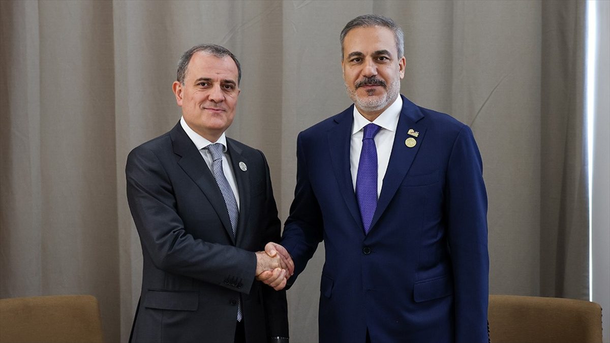Dışişleri Bakanı Hakan Fidan, Azerbaycan Dışişleri Bakanı Ceyhun Bayramov ile