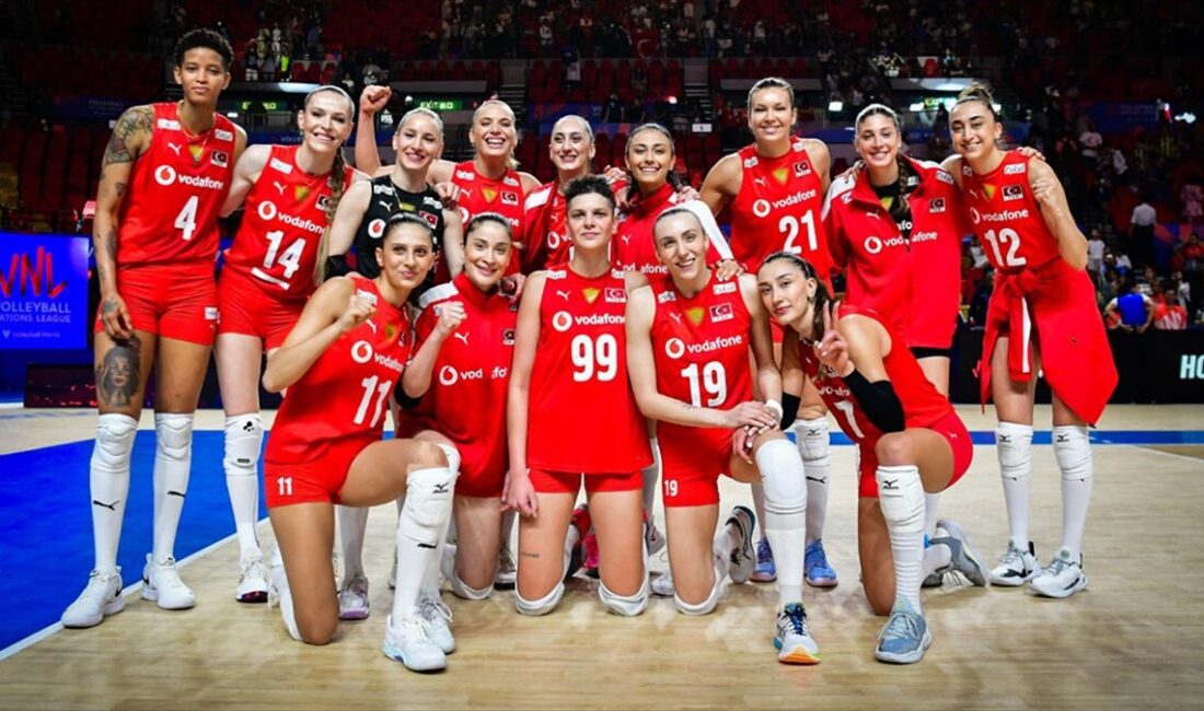 A Milli Kadın Voleybol Takımı, finallere kalmayı garantilediği FIVB Milletler
