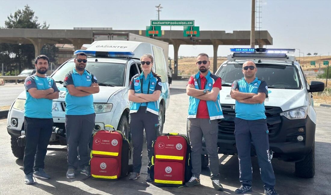 GAZIANTEP (AA) – Gaziantep İl Sağlık Müdürlüğü Acil Sağlık Hizmetleri,