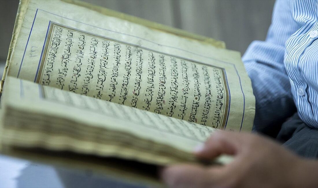 Irak’ın Halepçe kentinde yaklaşık 150 yıl önce elle yazılan Kur’an-ı