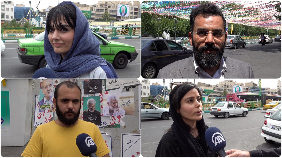 İran'da 28 Haziran'da yapılacak cumhurbaşkanlığı seçimlerine 3 gün kalırken halk,