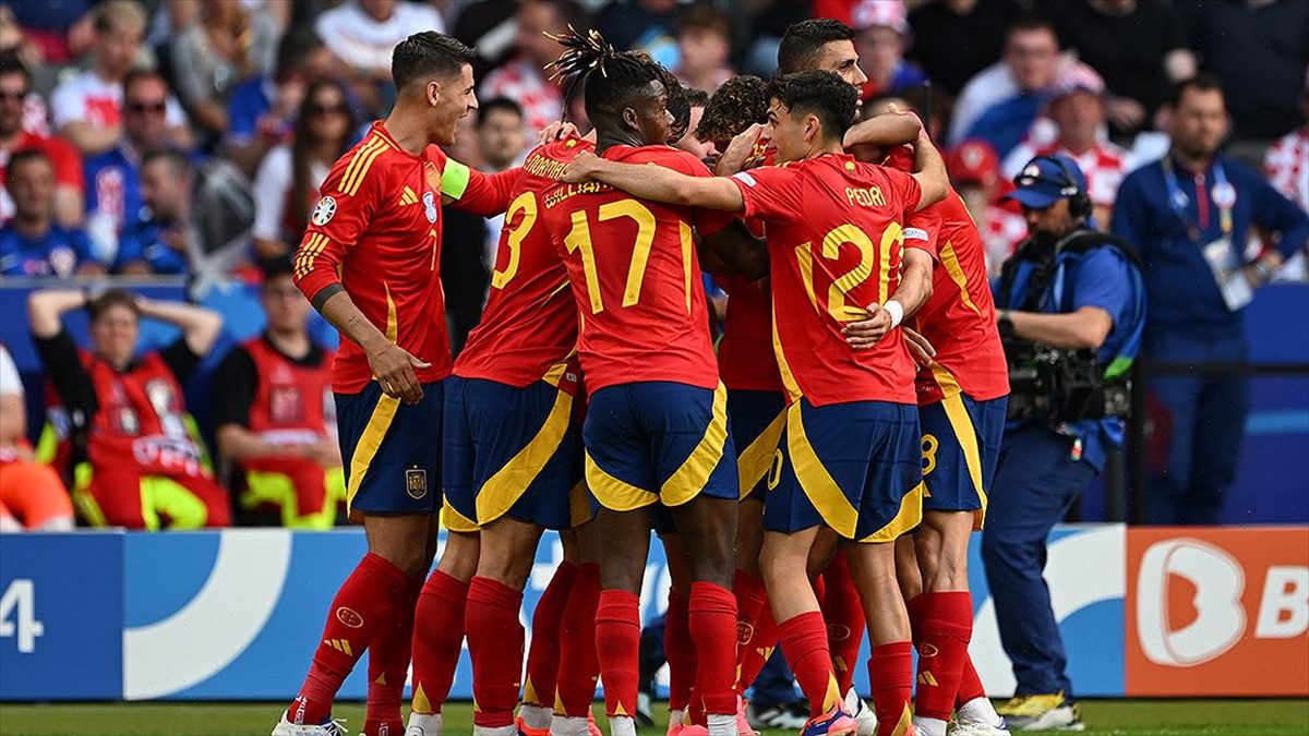 2024 Avrupa Futbol Şampiyonası (EURO 2024) B Grubu'nda İspanya, Hırvatistan'ı