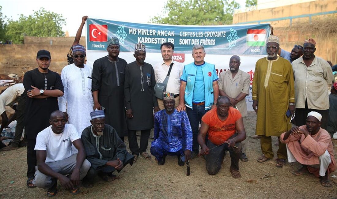 NIAMEY (AA) – Türkiye Diyanet Vakfı (TDV), Türk Kızılay, İnsan