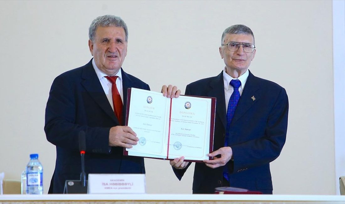 Nobel ödüllü Türk bilim insanı Prof. Dr. Aziz Sancar'a, Azerbaycan