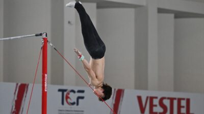 ANTALYA (AA) – SÜLEYMAN ELÇİN – Artistik Cimnastik Erkek Milli