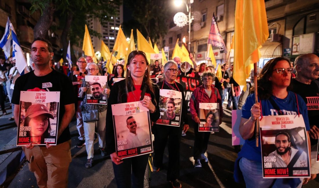 TEL AVIV (AA) – İsrailli esirlerin getirilmesi için anlaşma imzalanması