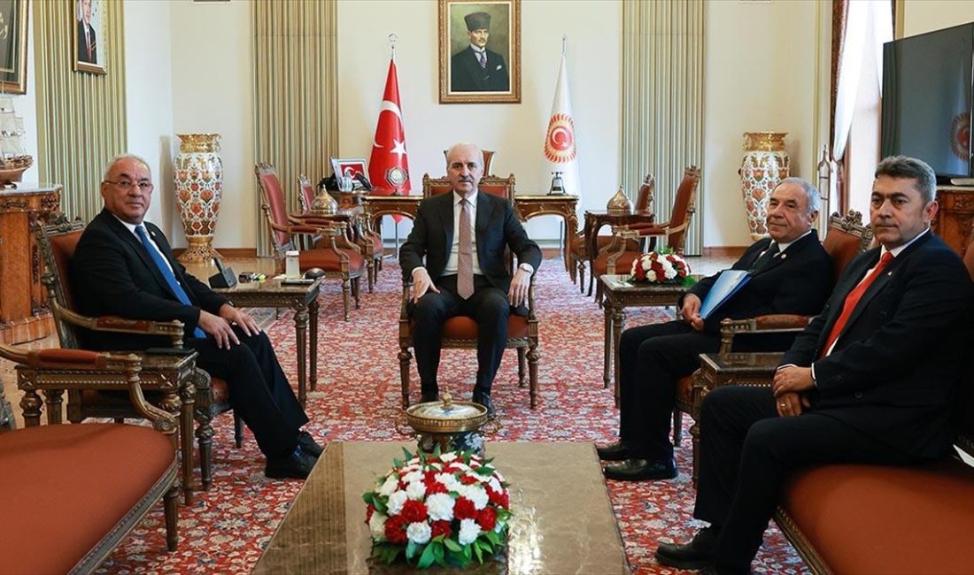 TBMM (AA) – Yaklaşık 40 dakika süren görüşmenin ardından, Aksakal