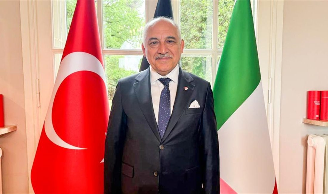 Türkiye Futbol Federasyonu Başkanı Mehmet Büyükekşi, A Milli Futbol Takımı'nın