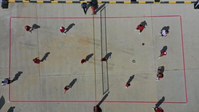 Türkiye Voleybol Federasyonu (TVF) koordinatörlüğünde Pazarkule Sınır Kapısı'nda Türk, Yunan