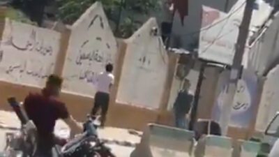 Suriye’nin Azez Kentinde Türk Bayrağı İndirildi