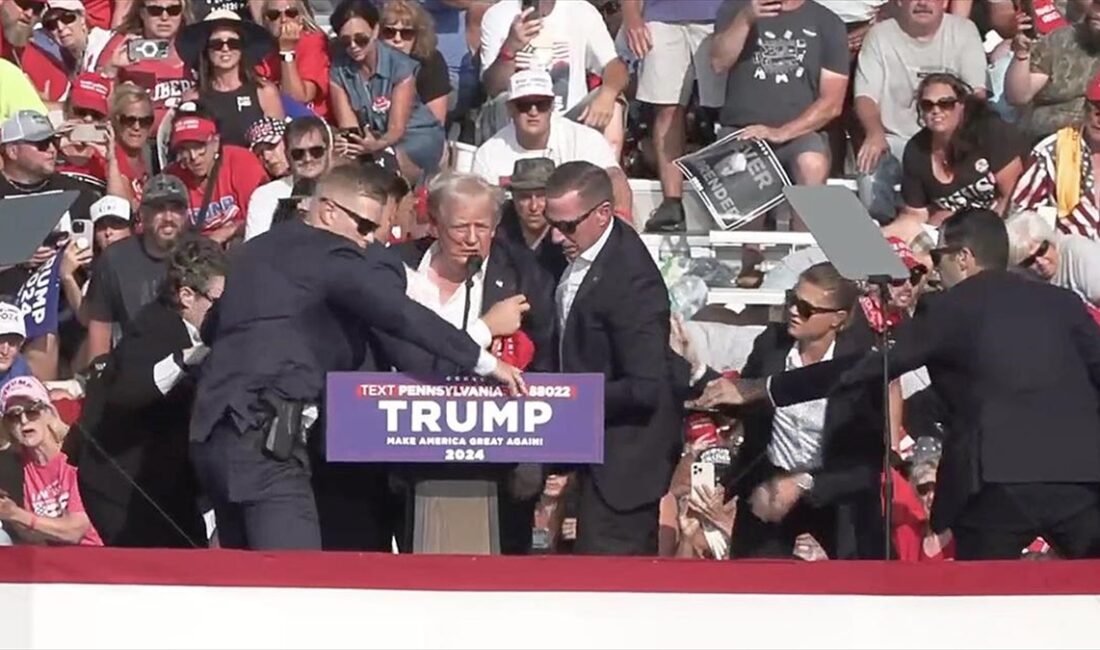 Eski ABD Başkanı Trump'ı seçim mitingi sırasında korumakla yükümlü olan