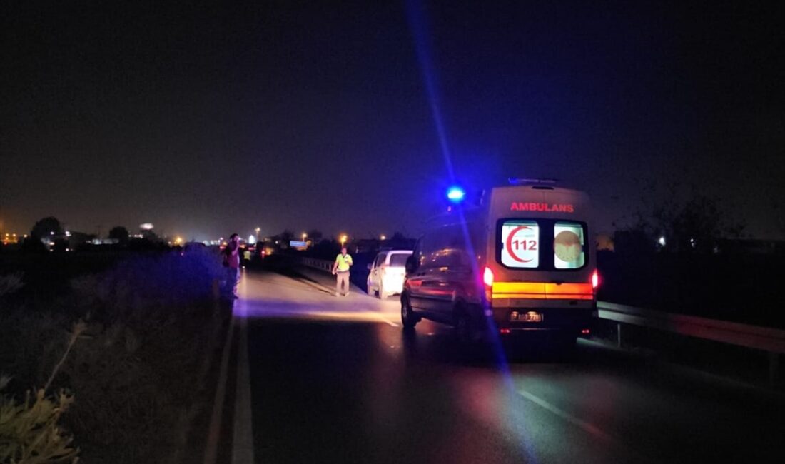 ANTALYA (AA) – Antalya'nın Manavgat ilçesinde otomobilin çarptığı yaya hayatını