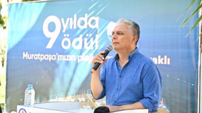 ANTALYA (AA) – Antalya'nın Muratpaşa ilçesindeki falez plajları Erenkuş, Erdal