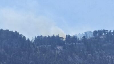 ANTALYA (AA) – Antalya’nın Akseki ilçesinde çıkan orman yangınına müdahale