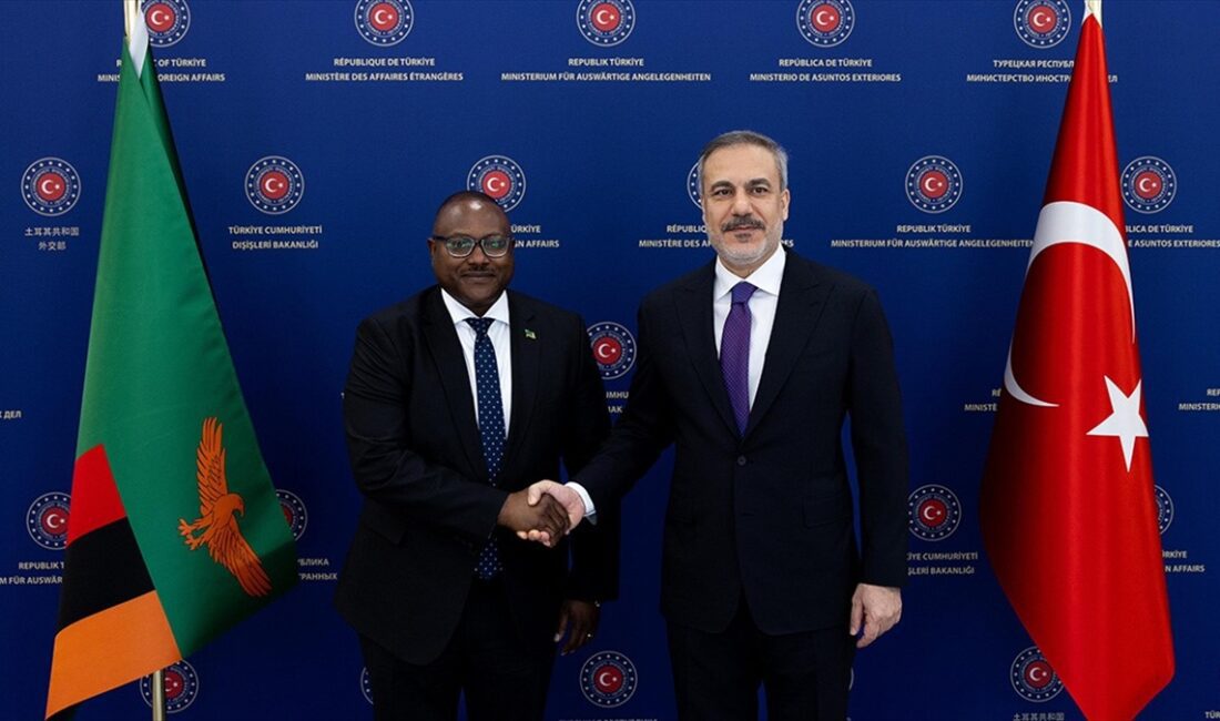 Dışişleri Bakanı Hakan Fidan, Zambiya Dışişleri ve Uluslararası İşbirliği Bakanı