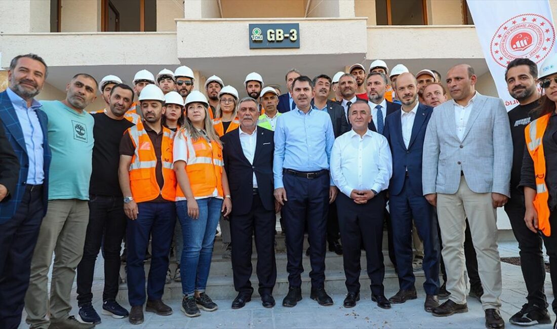 Çevre, Şehircilik ve İklim Değişikliği Bakanı Murat Kurum, Elazığ'da yapımı