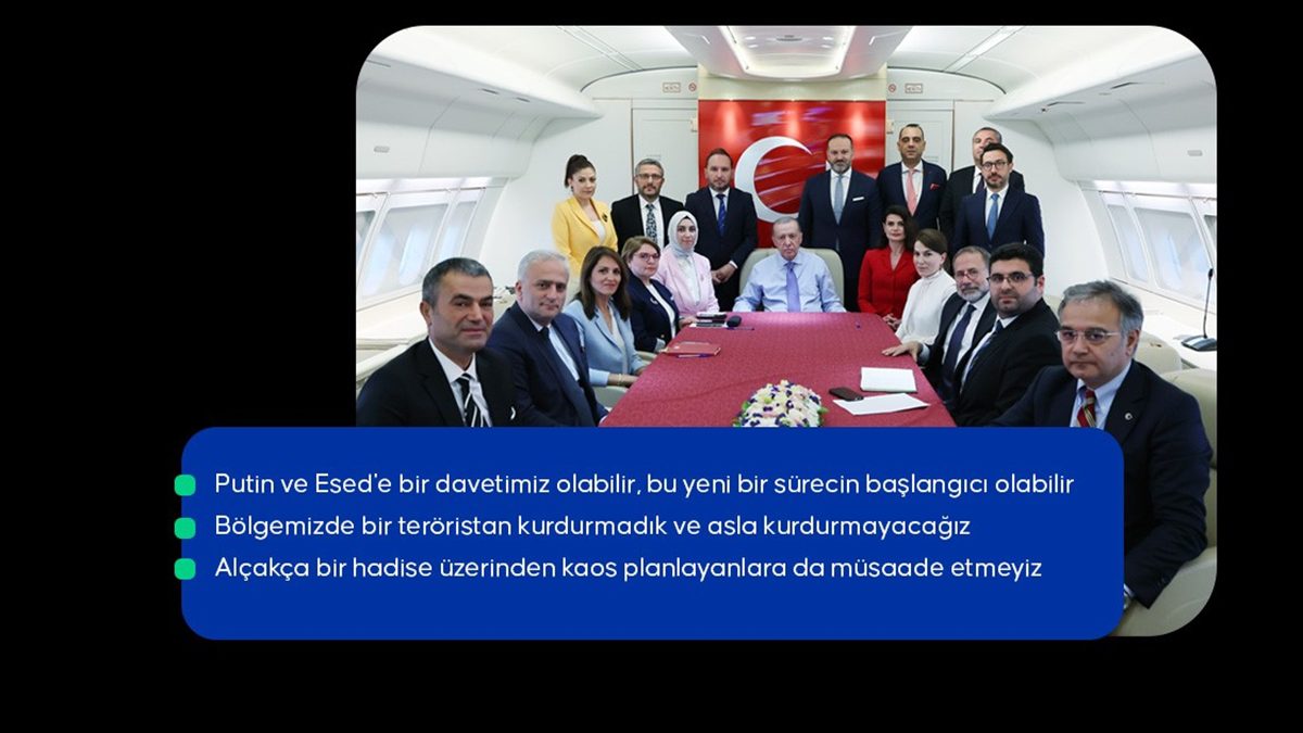 Cumhurbaşkanı Erdoğan, ""Biz komşumuz Suriye’ye dostluk elimizi daima uzattık ve