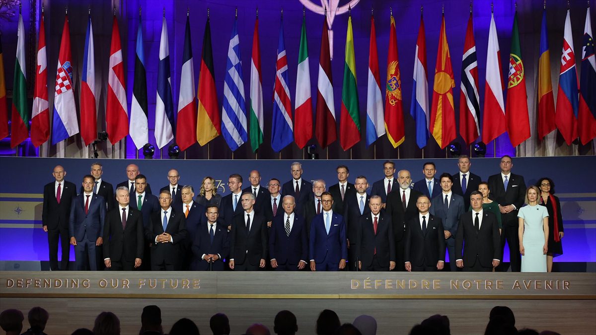 Cumhurbaşkanı Recep Tayyip Erdoğan, NATO'nun 75. Yılı Anma Etkinliğine katıldı.