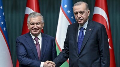 Cumhurbaşkanı Recep Tayyip Erdoğan, Özbekistan Cumhurbaşkanı Şevket Mirziyoyev ile telefon