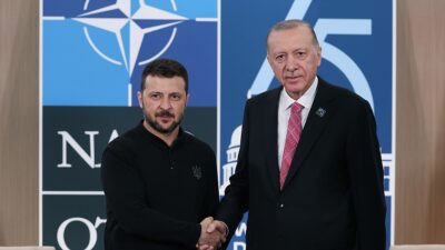Cumhurbaşkanı Recep Tayyip Erdoğan, Ukrayna Devlet Başkanı Volodimir Zelenskiy ile