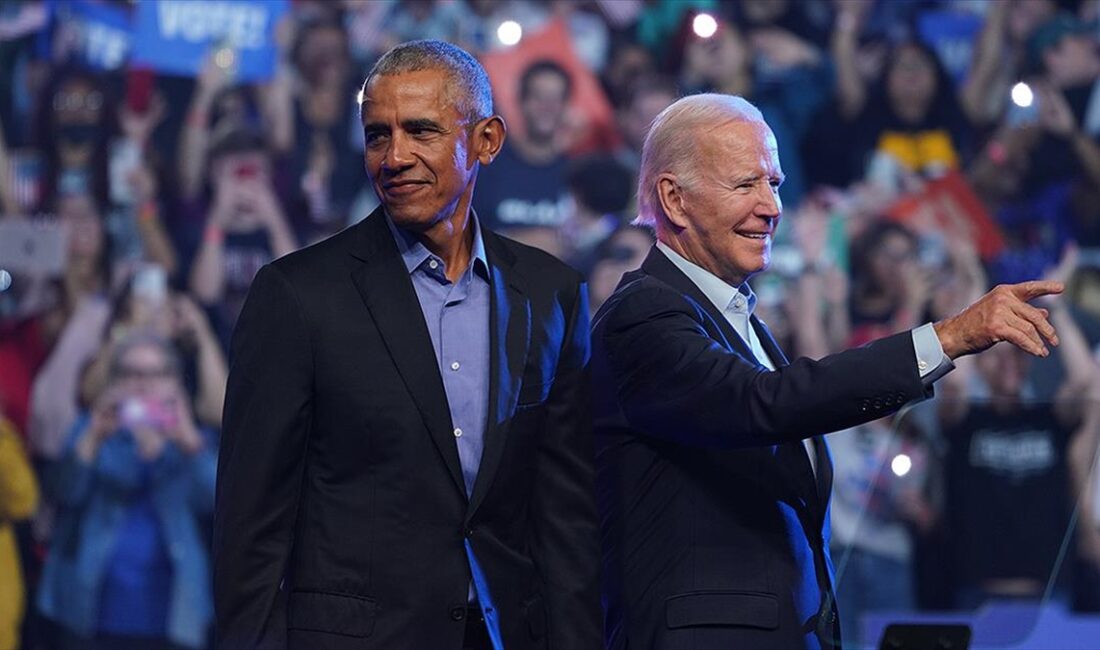Eski ABD Başkanı Barack Obama'nın mevcut Başkan Joe Biden'ın 5