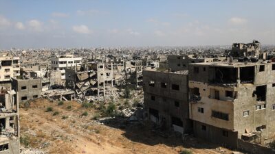 Gazze Belediyesi, İsrail ordusunun kentin doğusundaki Şucaiyye Mahallesi'nde yapıların yüzde