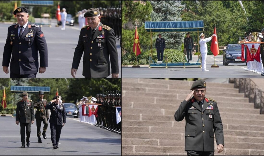 Genelkurmay Başkanı Orgeneral Metin Gürak, Kuzey Makedonya Cumhuriyeti Genelkurmay Başkanı