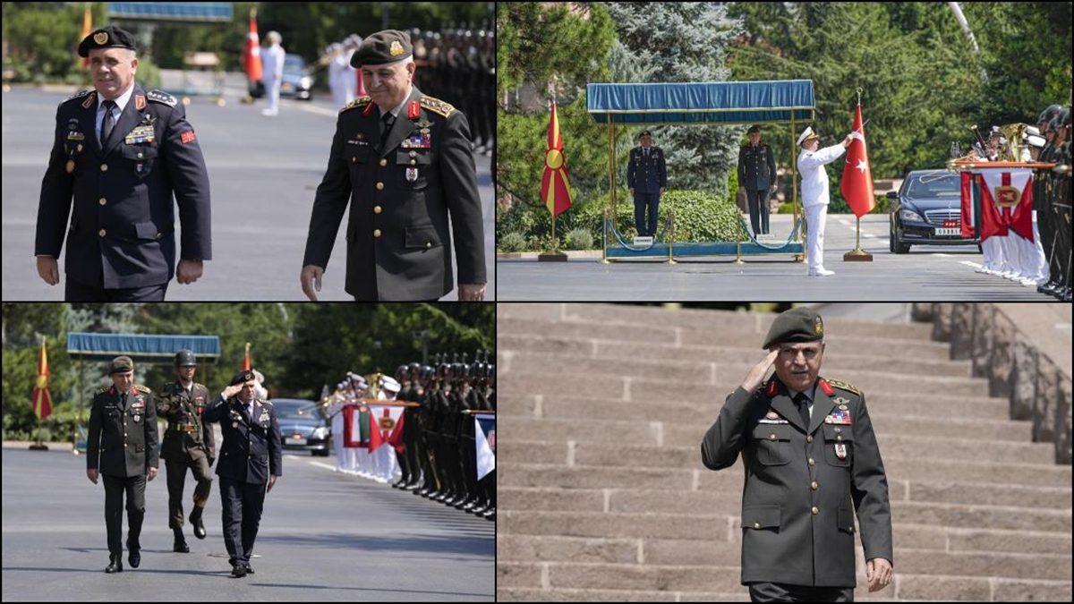 Genelkurmay Başkanı Orgeneral Metin Gürak, Kuzey Makedonya Cumhuriyeti Genelkurmay Başkanı