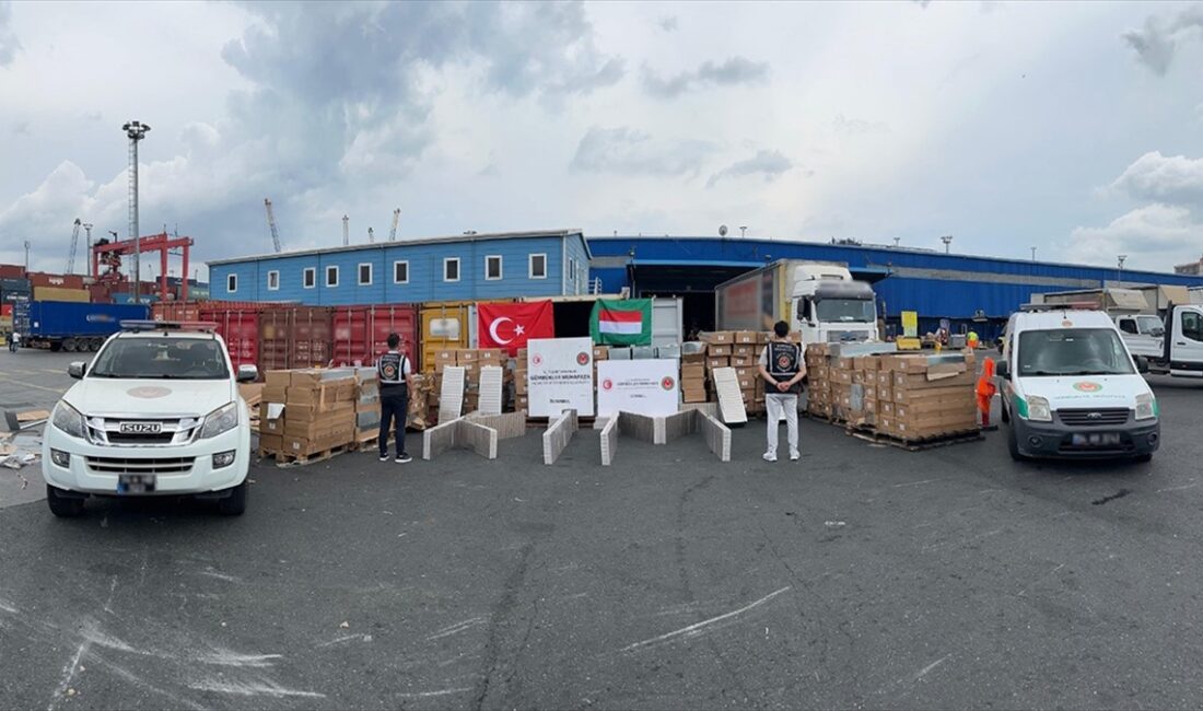 Ticaret Bakanlığı Gümrük Muhafaza ekipleri tarafından Mersin ve İstanbul'da yapılan